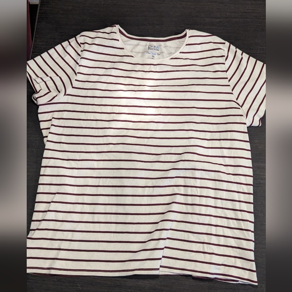 Croft & Barrow, XXL, striped t-shirt